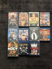4 WWE BLU RAY/DVD JOB LOT
