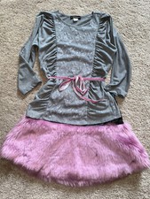 Kate Mack Girls Purple Faux