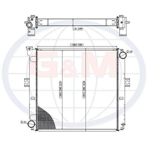 Radiator for toyota - radiator,