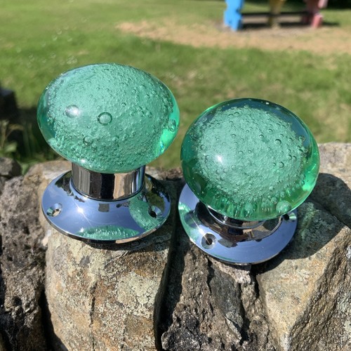 Stunning pair bubble glass - bubble,