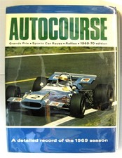 AUTOCOURSE 1969-70 ANNUAL Car Racing Motorsport Book Grand Prix Sports Car Races
