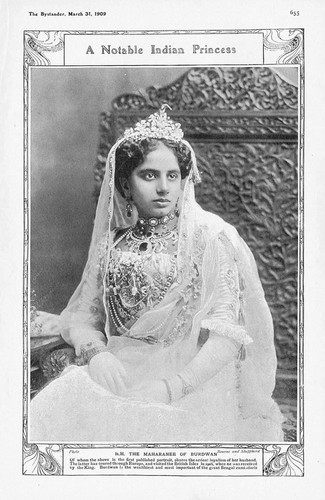 India the maharani burdwan - the, of