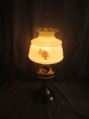 Vintage electric oil lamp - vintage,
