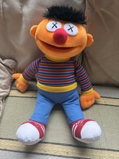 KAWS x ERNIE SESAME STREET UNIQLO Plush Doll Limited Edition Rare
