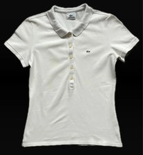Lacoste white polo shirt size