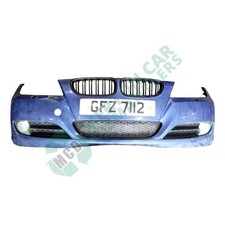 BMW 320 2011 blue front bumper