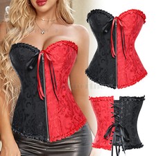 Women's Gothic Lace up Boned