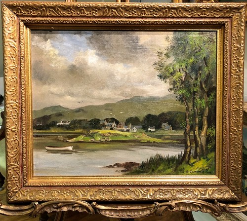 Oil painting irish school - painting,