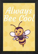 Bee Cool Framed Wall Art