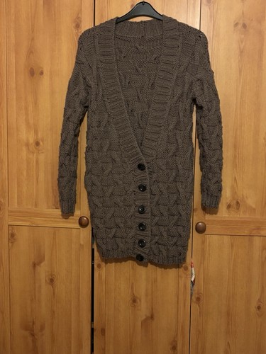 Hand knitted long chunky - ,