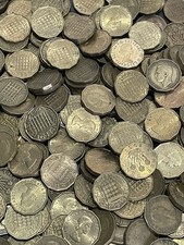 100 X Brass Threepence BULK