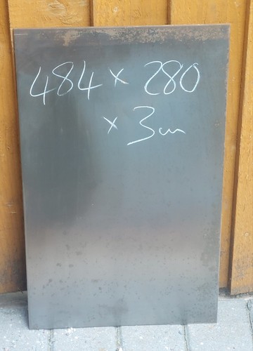 Mild steel plates - steel, 484mm