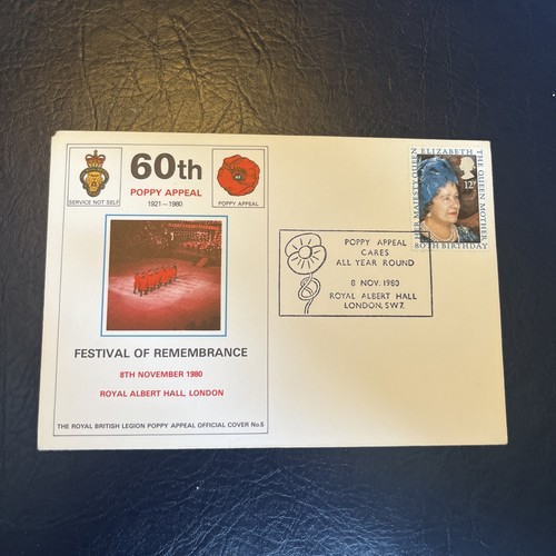 1980 60th poppy appeal - gb,