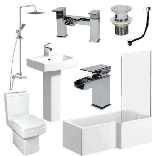 Complete bathroom suite - suite, l