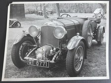Bentley Blower. 1931. Reg GT 8771. 1950s Real Photograph 