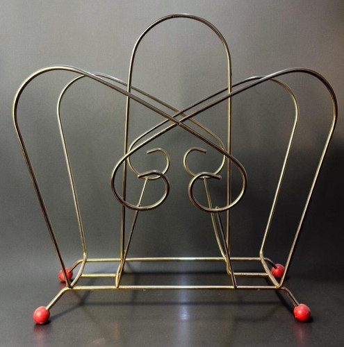 Atomic wire magazine rack mid - wire,