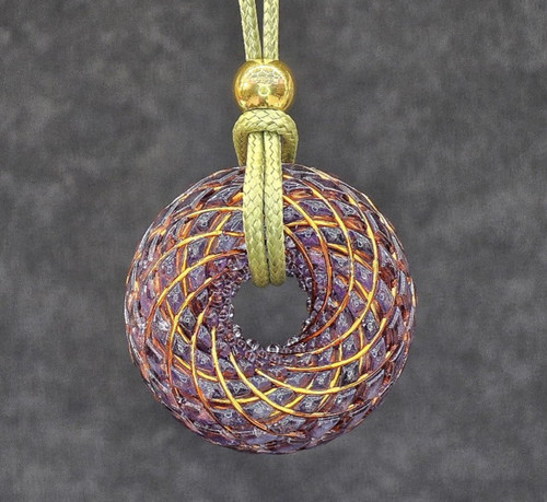Ascend torus pendant amethyst - ascend,