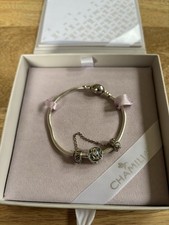 Chamilia Bracelet with Charms 925 Sterling Silver