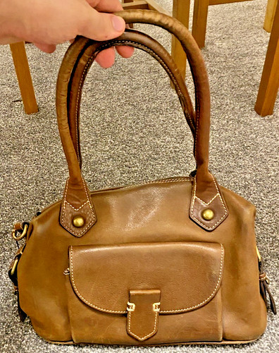 Blondie mania brown leather - brown,