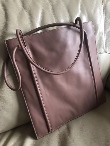 Leather shoulder bag - m&s,