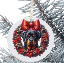 Rottweiler Hanging Bauble Gift