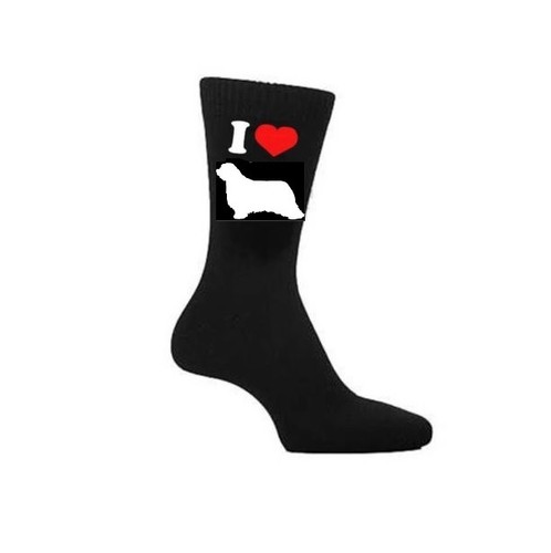 Love bearded collie socks - i,