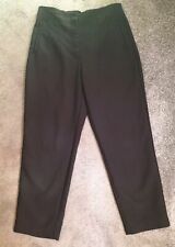 Zara Size Euro L Black Capri Crop Leg Trousers Pre-owned 