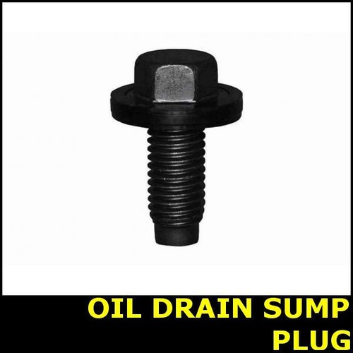 Oil drain sump - sump, plug