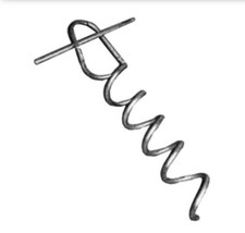 Static Caravan 20" or 535mm Galvanised 6mm gauge Screw Anchor