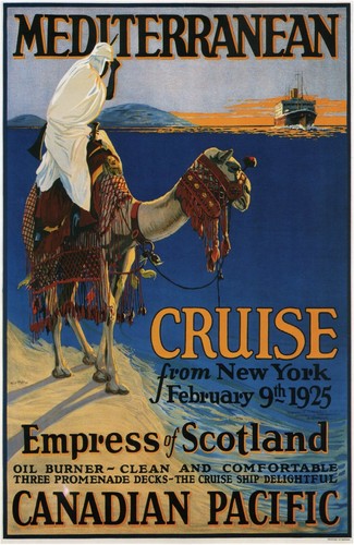 Mediterranean cruise 1925 art