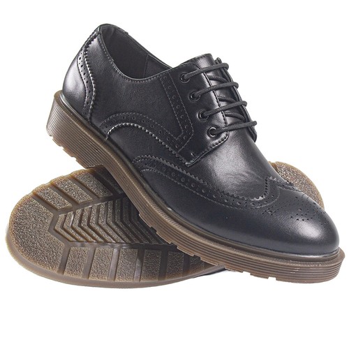 Mens leather brogues smart - mens,