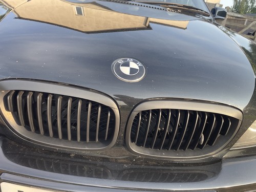 Bmw e46 kidney grill - kidney, black