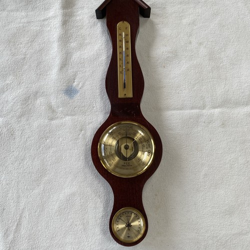 Vintage barometer thermometer - vintage,