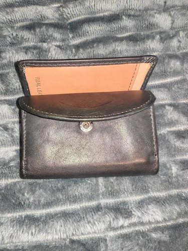 Genuine real leather slim - real,