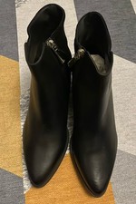 Karen Millen Alice Leather-Suede Tone Ankle Boots size 5 UK