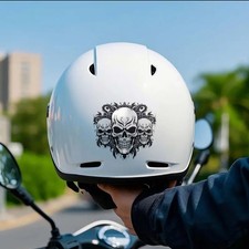 3x SKELETON SKULLS CAR Decal