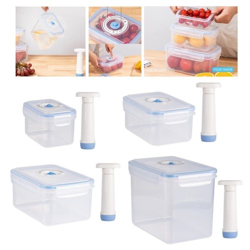 Vacuum container with pump - container,