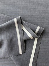 Wool Fabric 100% Tropical Weight Suiting Made in England Blue 4m