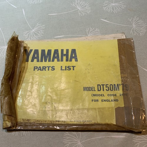 Genuine yamaha dt50m 79 - yamaha,