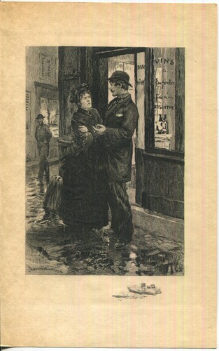 Antique victorian woman man - antique,
