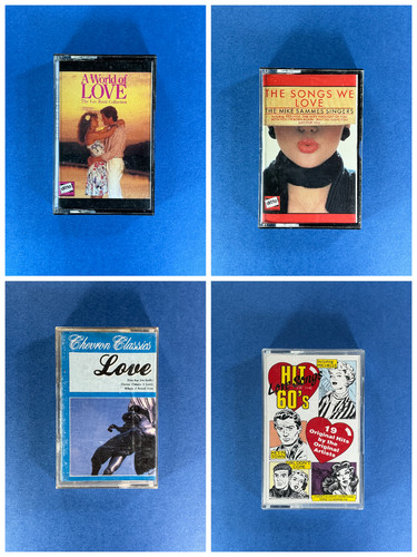 Vintage audio cassette tapes - cassette,