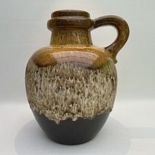Vintage West German Sheurich Fat Lava Extra Large Jug Floor Vase 486 - 38