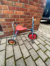 Vintage 1950s Scooter and 1960s Trike for sale as a pair. Great collectors item.