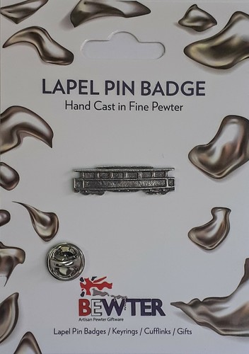 Electric tram pin english - tram,