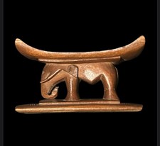 An African Wood Carved Ashanti Child Stool Ghana West Africa Tribal Art