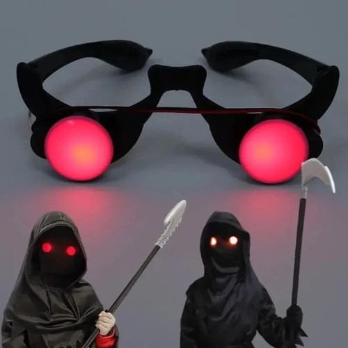 Led red eye glasses halloween - eye,