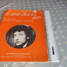 12 Bob Dylan Hits for Six and Twelve String Guitars (Sheet Music, 1966)