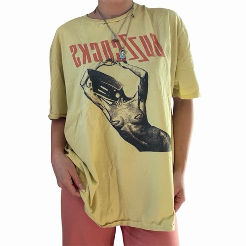 Yellow buzzcocks tee shirt - buzzcocks,