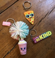 3x SMIGGLE KEYRINGS Be Kind Pizza Milkshake