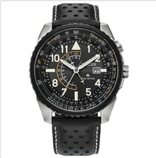 Citizen Promaster Nighthawk Eco-Drive BJ7137-07E 42mm Men’s Dual Time Leather